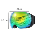 Lunettes de protection pour la neige avec un pack de verres