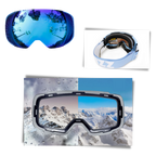 Lunettes de protection pour la neige avec un pack de verres