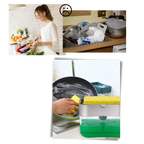 Distributeur de détergent de cuisine avec porte-éponge