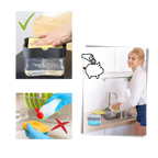 Distributeur de détergent de cuisine avec porte-éponge