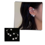 Paire de boucles d'oreilles à clip en zircone