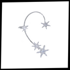 Paire de boucles d'oreilles à clip en zircone