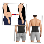Ceinture amincissante chauffante à double sangle