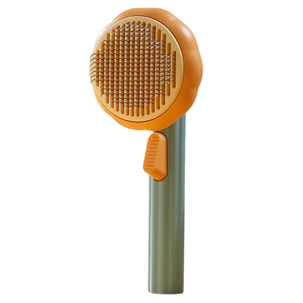 Brosse autonettoyante pour animaux de compagnie