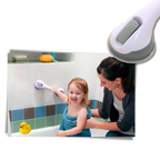 Poignée d'appui de bain et de douche