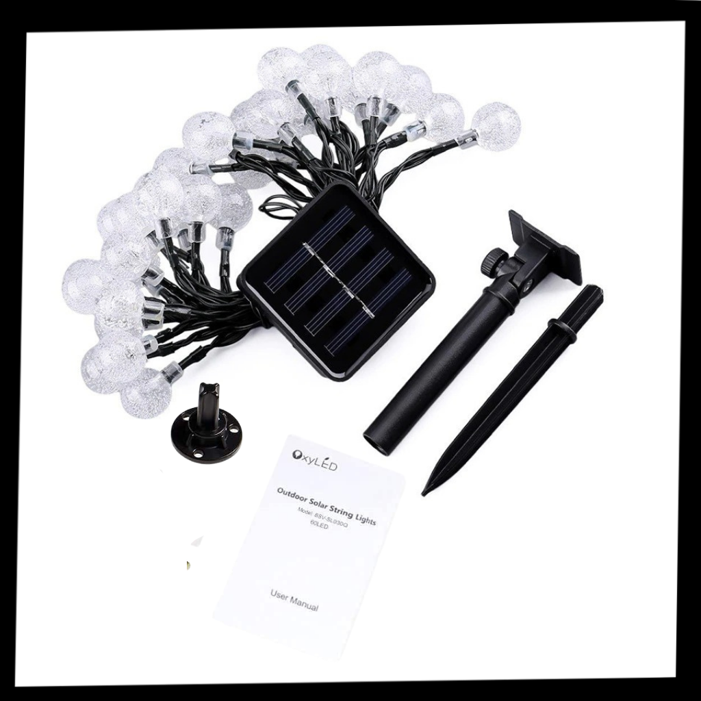 Guirlande lumineuse solaire