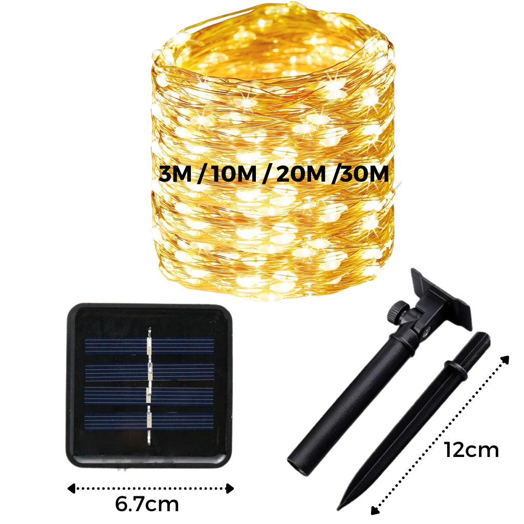 Guirlande solaire à LED