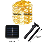 Guirlande solaire à LED
