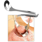 Cuillère à boulettes de viande en acier inoxydable