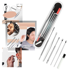 Set d'outils en acier inoxydable pour le nettoyage des oreilles