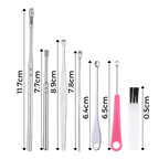 Set d'outils en acier inoxydable pour le nettoyage des oreilles