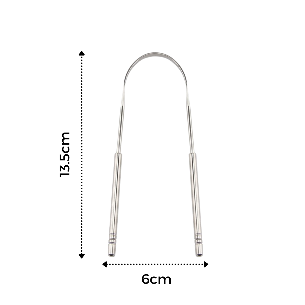 Brosse-langue en acier inoxydable