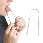 Brosse-langue en acier inoxydable