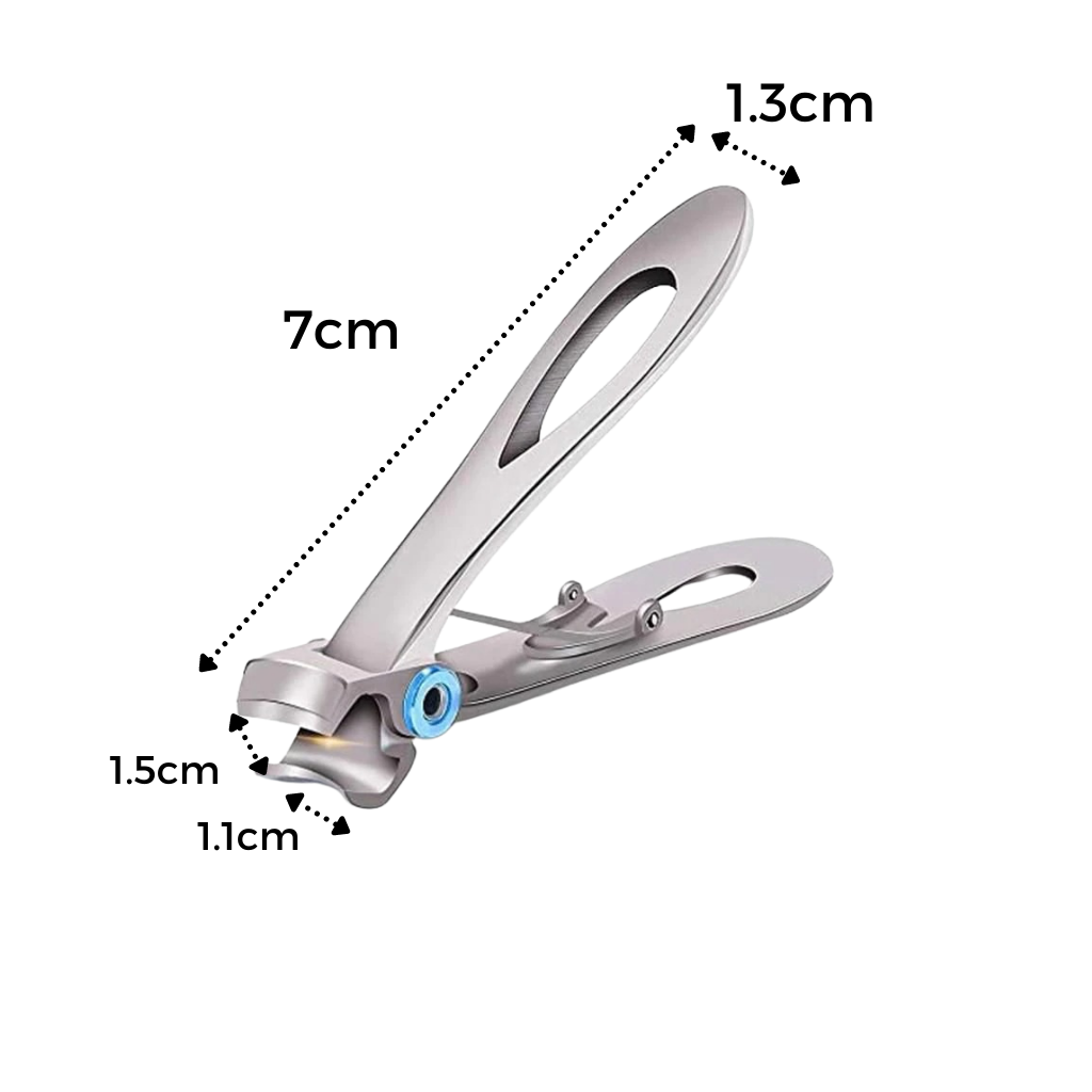 Coupe-ongles à large ouverture en acier inoxydable