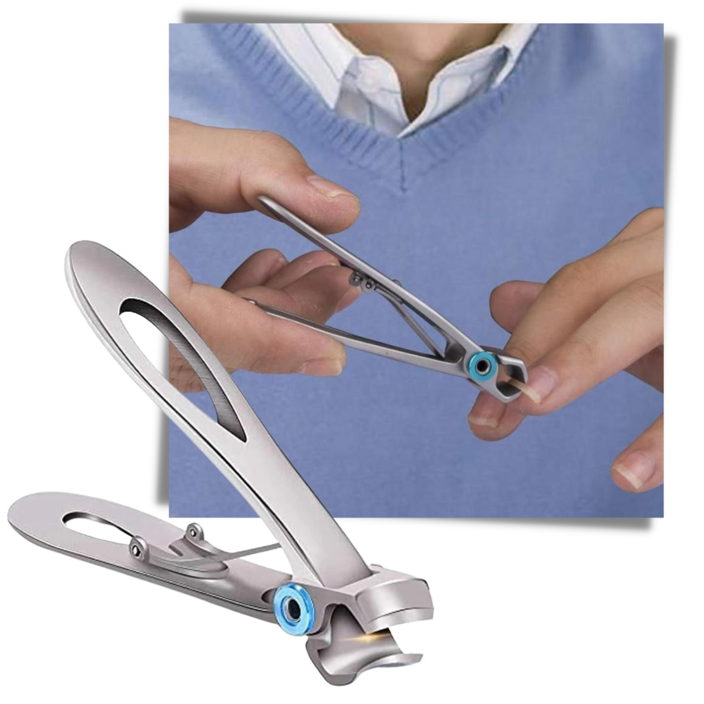Coupe-ongles à large ouverture en acier inoxydable