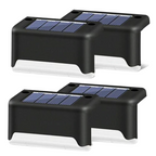 Lampes solaires à LED pour escalier (4 pièces)