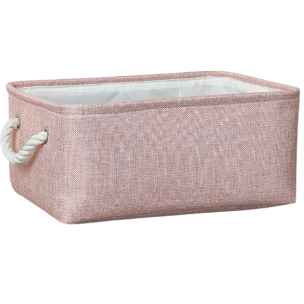 Panier à linge élégant avec poignées en corde