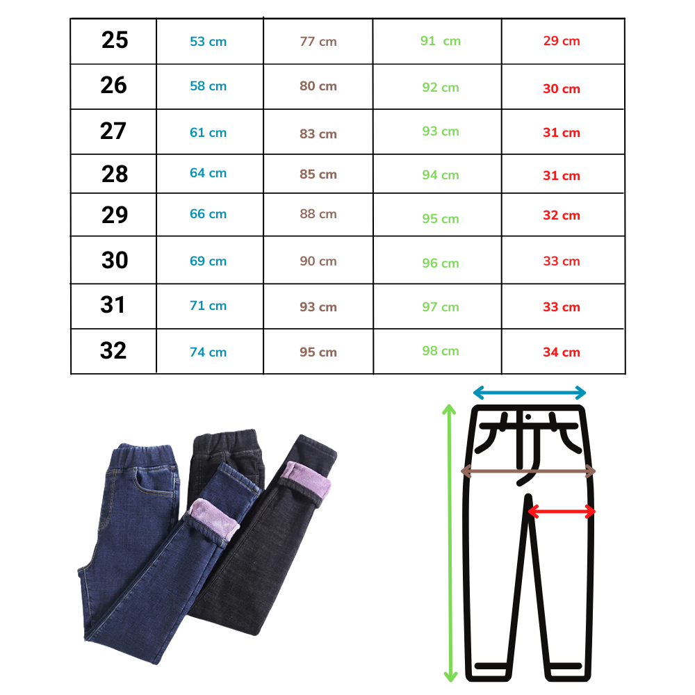 Jegging en laine polaire thermique pour femmes