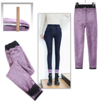 Jegging en laine polaire thermique pour femmes