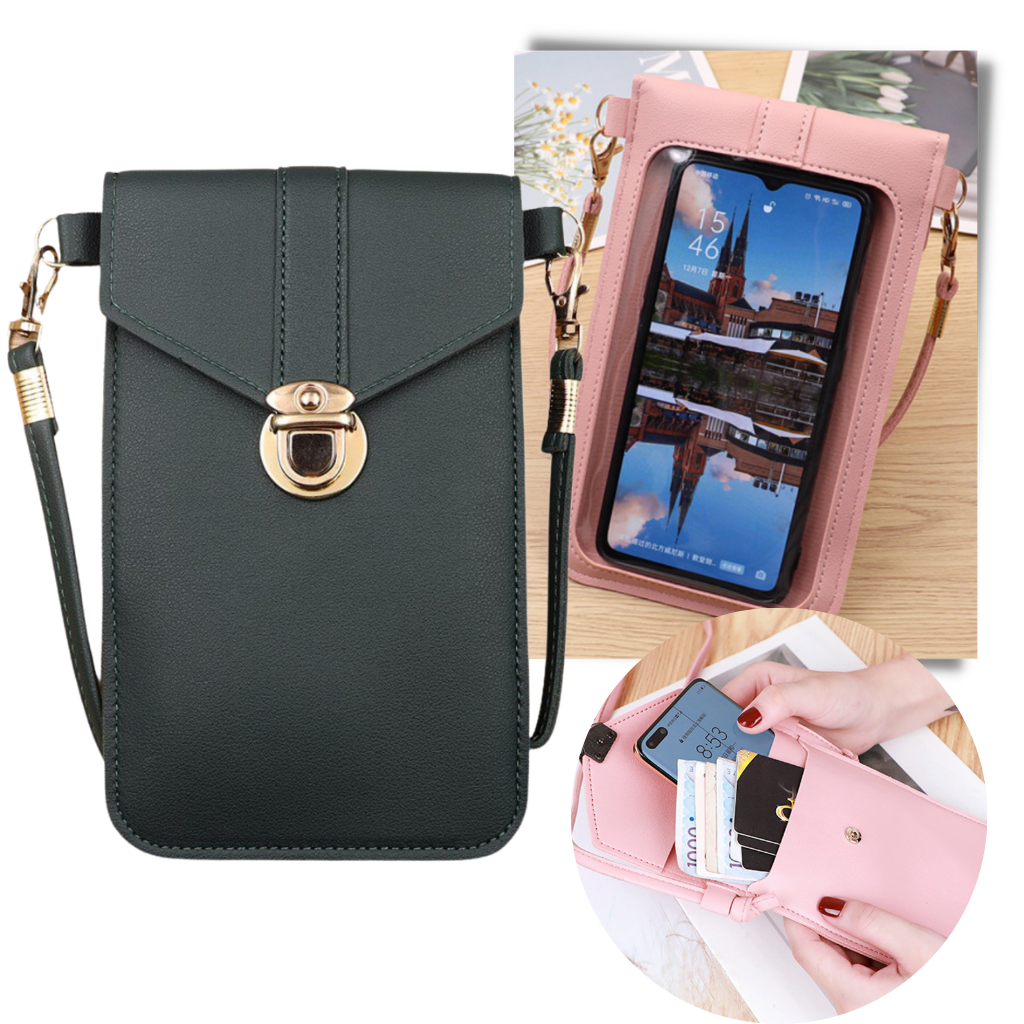 Sac transversal pour téléphone à écran tactile