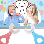 Brosse à dents en forme de U pour enfants (paquet de 2)