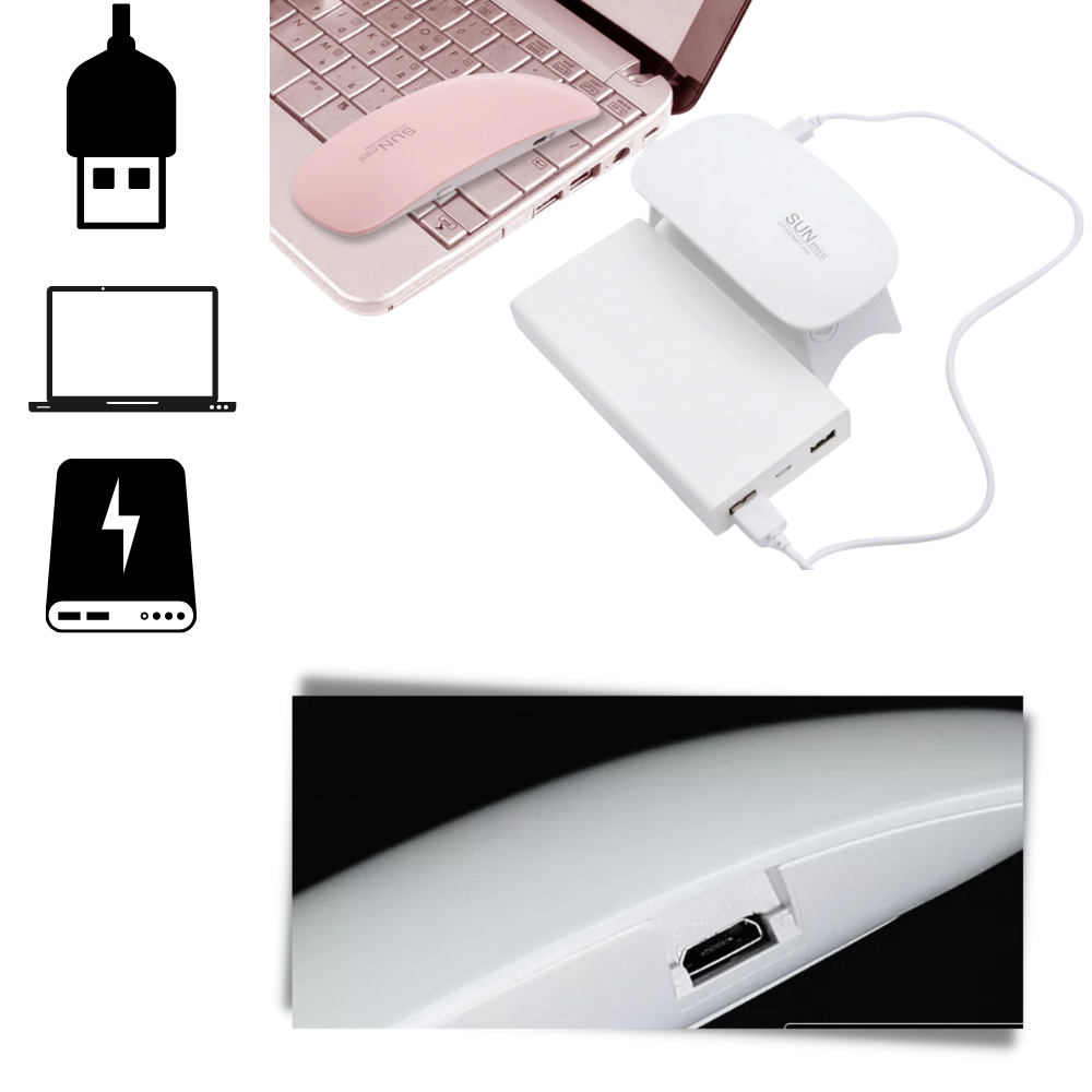 Lampe à ongles en gel à séchage par lumière LED UV