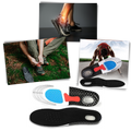 Semelles unisexes en gel pour chaussures de course