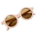 Lunettes de soleil rondes vintage pour enfant de 1 à 5 ans