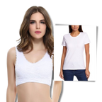 Soutien-gorge push-up sans coutures et sans fil