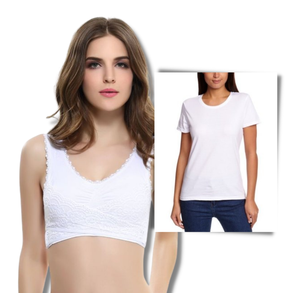 Soutien-gorge push-up sans coutures et sans fil