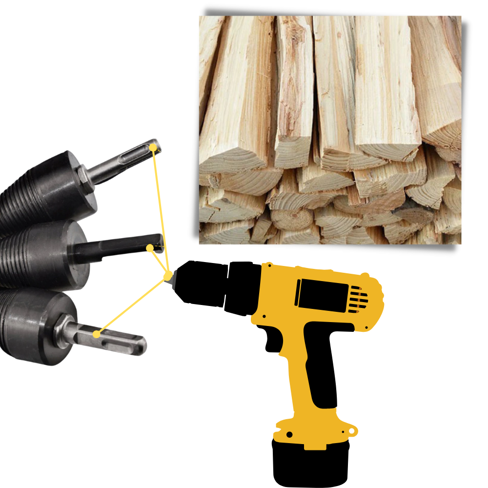 Mèche pour fendeuse de bois