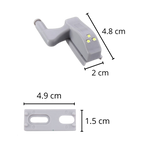 Lot de 3 lumières LED pour charnières