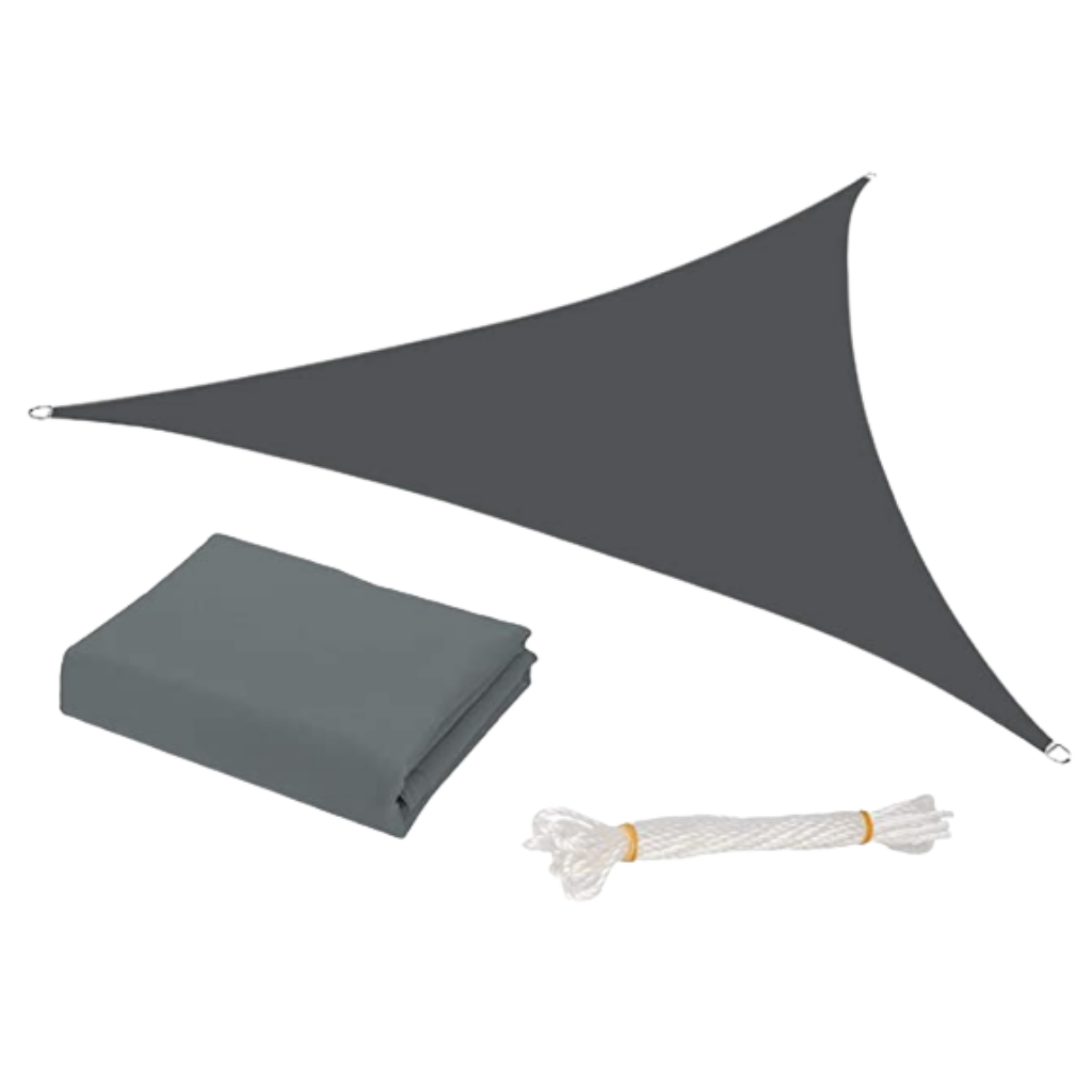 Voile d'ombrage triangulaire résistante à l'eau