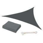 Voile d'ombrage triangulaire résistante à l'eau