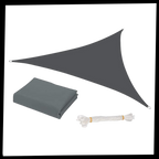 Voile d'ombrage triangulaire résistante à l'eau