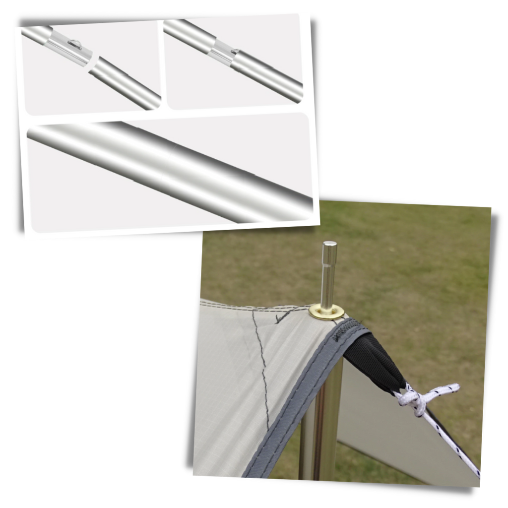 Kit de bâche de camping imperméable