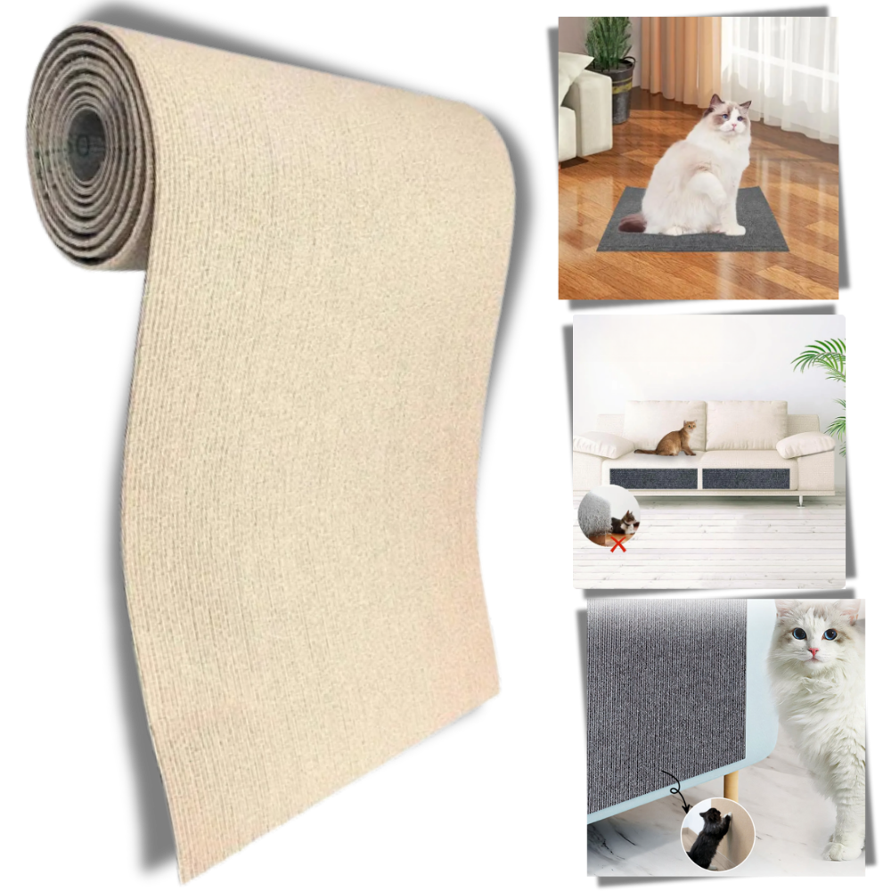 Griffoir mural adhésif pour chat