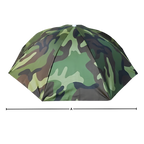 Chapeau parapluie ajustable mains libres