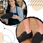 Chaussures orthopédiques ajustables pour pieds diabétiques