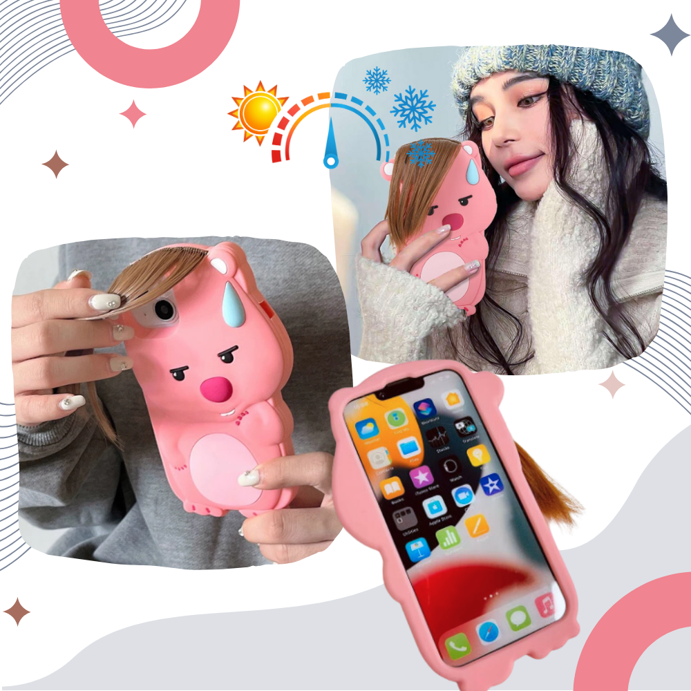 Adorable étui rose pour Iphone