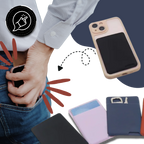 Porte-cartes adhésif pour téléphone