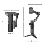 Stabilisateur de téléphone avec suivi par IA