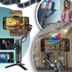 Stabilisateur de téléphone avec suivi par IA