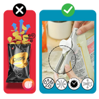 Pinces hermétiques pour sacs de chips