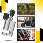 Antivol bloque disque en aluminium pour vélo