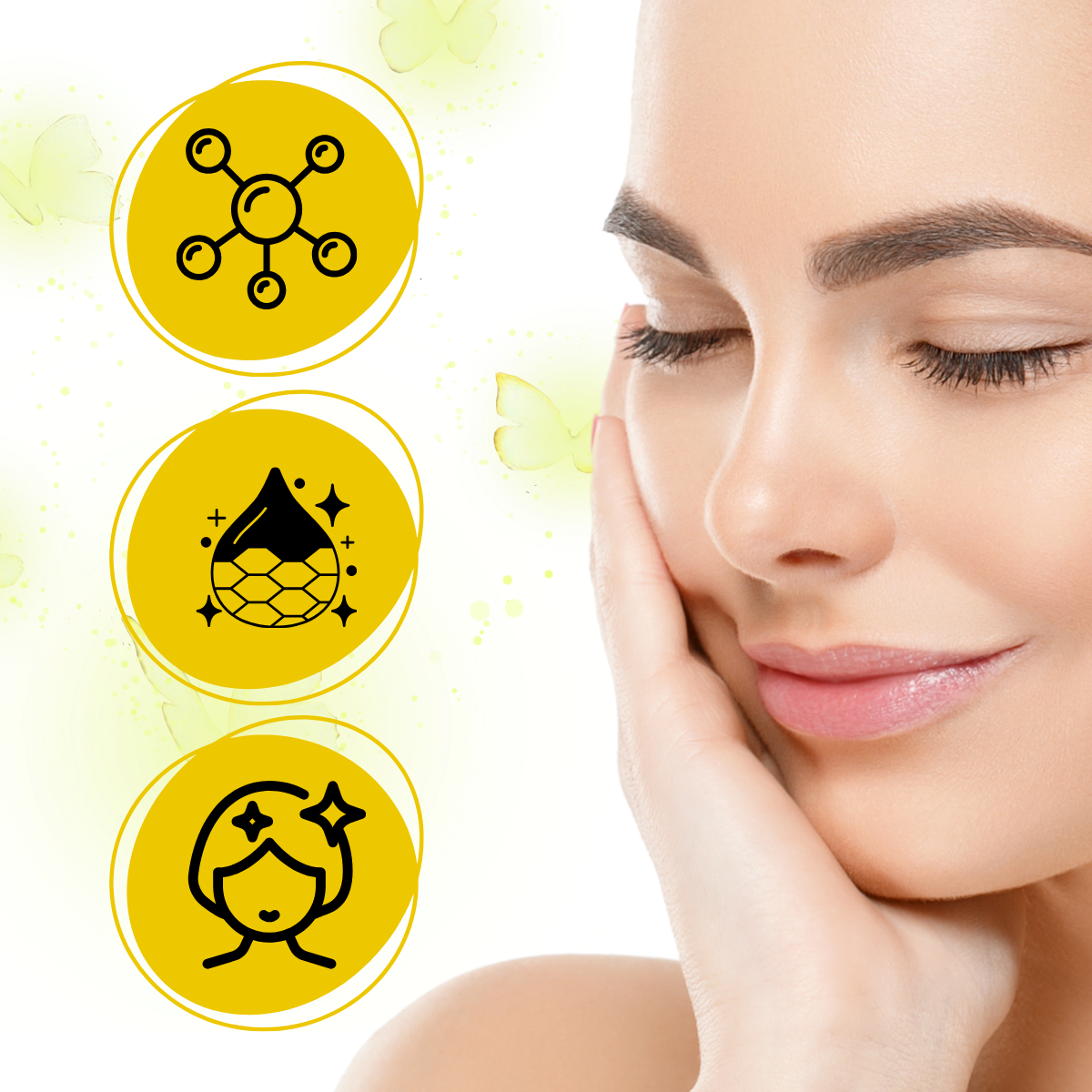 Lotion tonique au collagène éclaircissante anti-âge