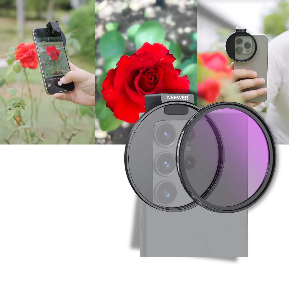Objectif anti-fuite de lumière pour téléphone