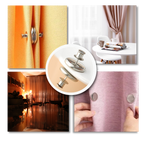Clips magnétiques anti-fuite de lumière pour rideaux