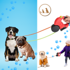 Laisse rétractable anti-enroulement pour chien