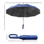 Parapluie résistant au vent à verrouillage automatique